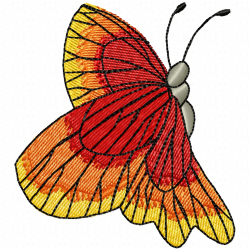 Butterfly Embroidery Design 3